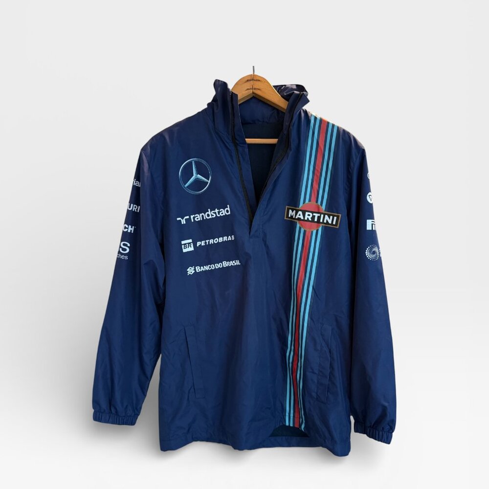 Williams Martini F1 Racing Team Mercedes Benz Y2K Windbreaker Jacket